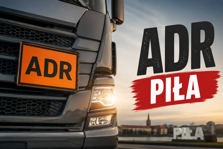 Kurs ADR Piła dla kierowców przewożących towary niebezpieczne